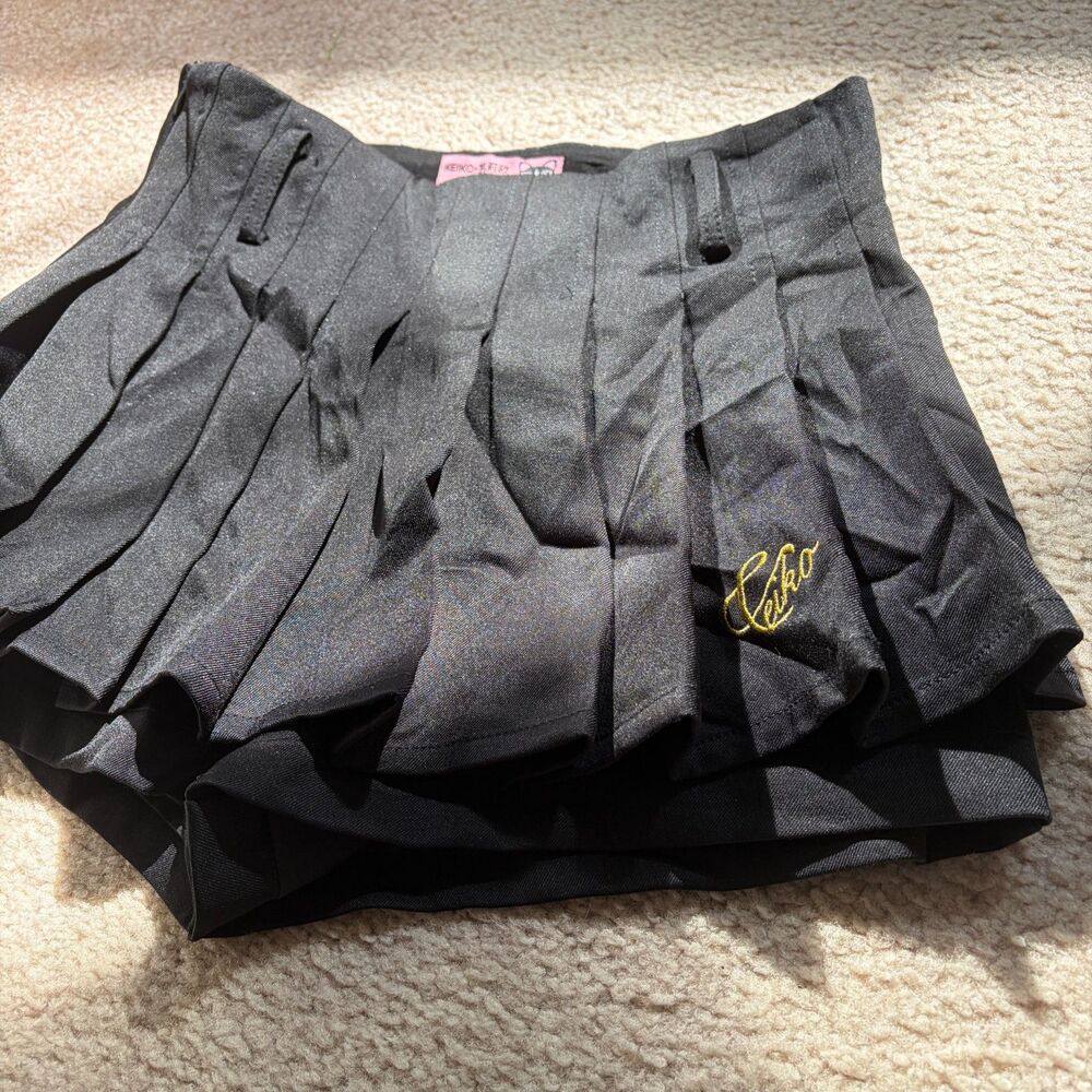 y2k japanese schoolgirl pleated micro mini skirt